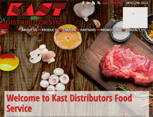 Tablet Screenshot of kastdistributors.com